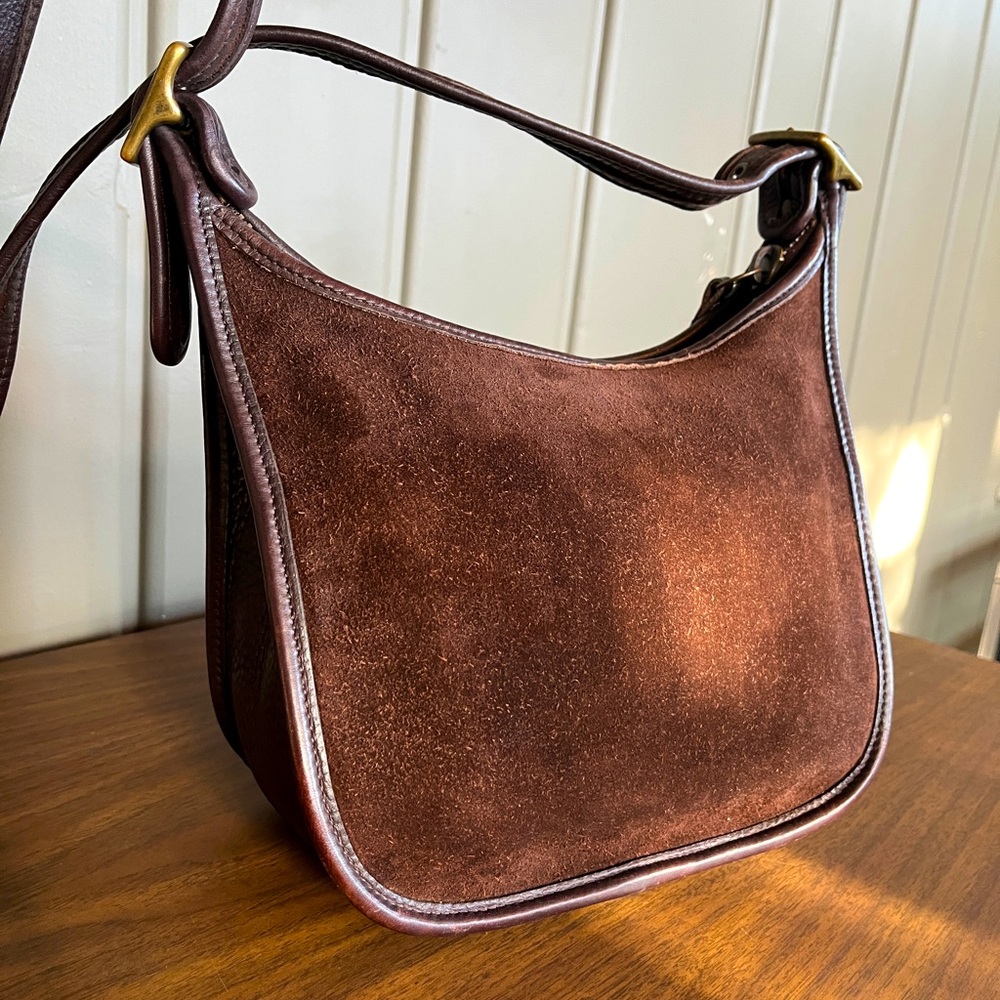 Vintage Coach Janice 9011 Suede Bag